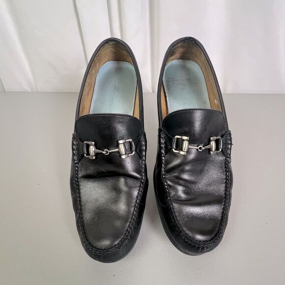 PETER MILLAR MENS BLACK DRIVING SHOES SIZE 10.5 M - Picture 2 of 9